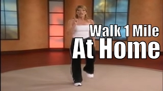 1 Mile In Home Walk  Walking Workout Videos [upl. by Brottman]