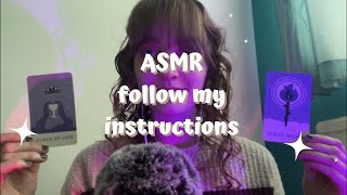 ASMR follow my instructions [upl. by Asirap]