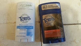 Toms of maine Deodorant review [upl. by Cira]