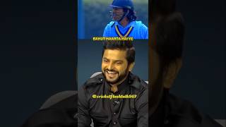 suresh raina 😡 talking about Mahendra Singh dhoni entry cricket  shorts cricket youtubeshorts [upl. by Llenwad792]