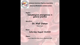 Hematological emergencies [upl. by Bovill885]