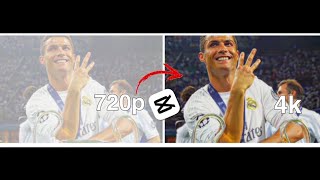 How to get 4k quality Videos after Uploading the Video viralvideos videos football ronaldo fyp [upl. by Nagek]