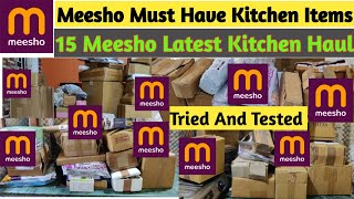 Meesho Must Have Kitchen Items  15 Meesho Latest Kitchen Items  Tried And Tested Daily Used Items [upl. by Alakam]