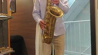 【試奏動画】Buescher 400 Top Hat and Cane Tenor Sax ２ [upl. by Bernj]