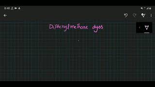 Diphenylmethane Dyes [upl. by Aretta]