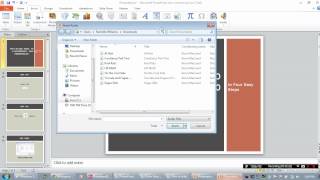 How to Add Music to a PowerPoint 2010 Presentation [upl. by Peterec]