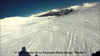 Les Pistes La Toussuire Les Sybelles [upl. by Aynnat]