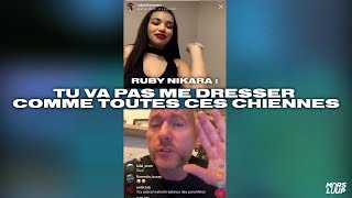 RUBY NIKARA SE FAIT RECADRER PAR PASCAL LE GRAND FRÈRE LIVE INSTA [upl. by Hallutama272]