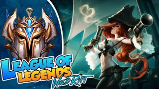 WILD RIFT  S13  MISS FORTUNE ADC  CON LA NUEVA RUNA ES TIER S EN BOT [upl. by Ahidam407]