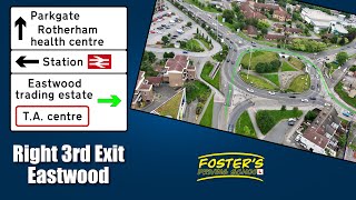 How To Do Roundabouts  St Ann’s Roundabout  Right 3rd Exit  From Clifton Park  Towards Eastwood [upl. by Aix]