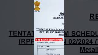 RRB Exam Expected Date amarsayaracademy  RRB Railway Exam Date 20242025 [upl. by Ahseela]