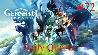 Genshin Impact Walkthrough Part 72  Daily Quests 20 No Commentary [upl. by Imefulo963]