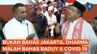 Momen Dharma Pongrekun Bahas Pelestarian Budaya Baduy di Debat Pilkada Jakarta 2024 [upl. by Ynahirb]