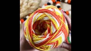 Herrschners Worsted 8 Halloween Sparkle Yarn [upl. by Mannie234]