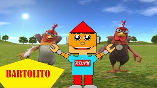 BARTOLITO  Aprendiendo Con Rony I Música para niños EL GALLO BARTOLITO [upl. by Wesla349]