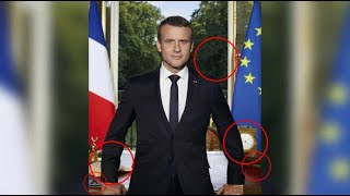 Portrait officiel de Macron ces détails quil a voulu que vous voyiez [upl. by Aarika]