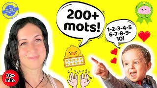 200 PREMIERS MOTS FRANCAIS pour les PETITS 🐴 Maman MarieEve Kindergarten Learning Videos FRENCH [upl. by Eliga]