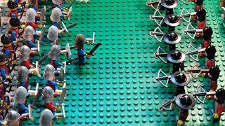 1346 THE Battle of Crecy LEGOSTOPMOTION lego viral [upl. by Aiket]