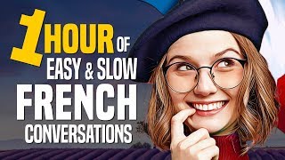 Learn French with a 1Hour Beginner Conversation Course for daily life  OUINOcom [upl. by Nossaj993]