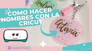 COMO HACER NOMBRES CON LA CRICUT JOY [upl. by Acnalb]