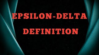 Epsilondelta limit definition 1 engineering maths [upl. by Sarge111]