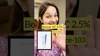 Review Of Benzac AC 25  Best Acne Treatment shorts ytshorts [upl. by Ynavoj]