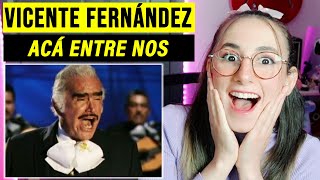 EXTRANJERA REACCIONA a Vicente Fernández  Acá Entre Nos En Vivo [upl. by Jude]