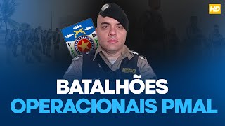 Conheça os Batalhões Operacionais da PMAL Funções e Estrutura Prof Amós HD Cursos [upl. by Perni77]