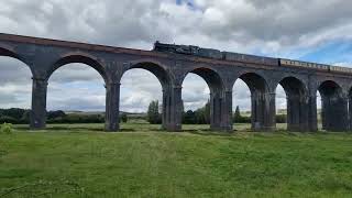 The Pieman over Harringworth Viaduct 23923 [upl. by Tanah]