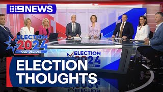 What the 9News panel thinks of 2024 Queensland Election  9 News Australia [upl. by Januarius]