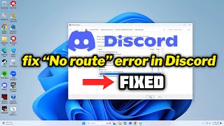 FIXED “No route” error in Discord [upl. by Trina]