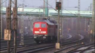 Train spotting at HamburgWilhelmsburg Ludmilla BR232 Metronom BR146 HGK class 66 185 ITL E186 [upl. by Animor101]