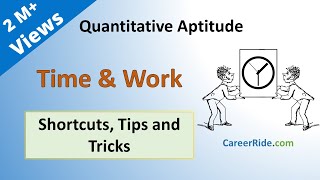 Time and Work  Shortcuts amp Tricks for Placement Tests Job Interviews amp Exams [upl. by Jenifer25]