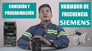 Variadores de Frecuencia SIEMENS Cómo conectar y configurar fácilmente Programación local y remota [upl. by Ashil674]