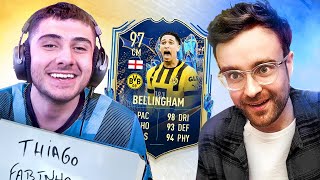 Fifa 23 Squad Builder Showdown TOTS JUDE BELLINGHAM SQUAD vs DANNY AARONS [upl. by Yunfei]