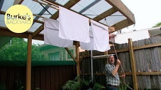 Burkes Backyard How To Make a Modern Clothesline [upl. by Accalia]