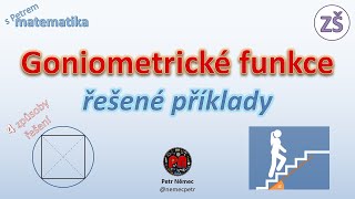 Goniometrické funkce  Řešené příklady  matematika ZŠ [upl. by Marita]