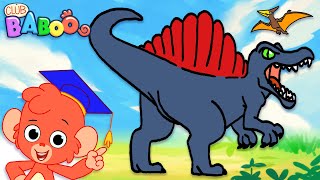 Club Baboo Dinosaur ABC  Learn the Dinosaur Alphabet with Club Baboo  Ankylosaurus TRex [upl. by Aratnahs]