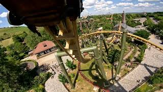 Die beste Hängeachterbahn Deutschlands HalsüberKopf  Onride POV  Erlebnispark Tripsdrill [upl. by Olpe]