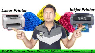 Inkjet vs Laser Printer  Color vs Black amp White Printer  Printer buying guide Which one to buy [upl. by Fosdick]