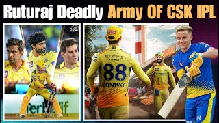 Ruturaj Gaikwad Deadly Army In CSK  Combination Of stars in CSK  IPL 2025 [upl. by Ardnatal]