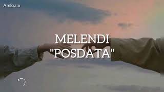 Posdata  Melendi  lyrics  Letra [upl. by Bhatt24]