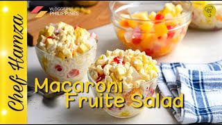 Macaroni Fruit Salad Pinoy Style [upl. by Joby]