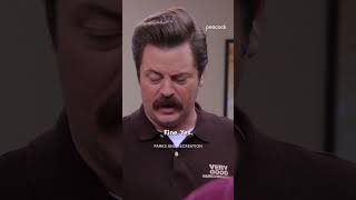 I can see the resemblance ParksAndRec RonSwanson NickOfferman Shorts [upl. by Balliett]