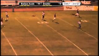 Deshler High Blake Rivera 75 yd TD [upl. by Parthen]