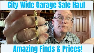 City Wide Garage Sale Haul  See what incredible finds we discover [upl. by Madeline821]