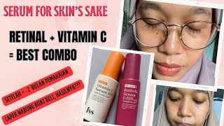 SeAMPUH apa Kombinasi Retinal  Serum vitamin C FOR SKIN’S SAKE [upl. by Jyoti]