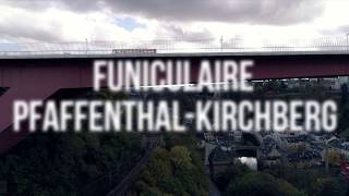 Tralux  Funiculaire KirchbergPfafenthal Luxembourg  2017 [upl. by Lind]