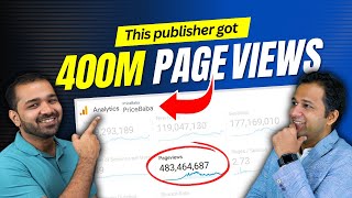 This Publisher Got 400M Page Views Website SEO Complete Course FREE 2024 [upl. by Nylorak743]