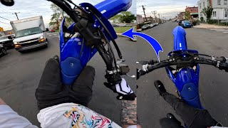 CRAZY SWERVES amp TRICKS ON 2023 YZ450F [upl. by Oakleil]